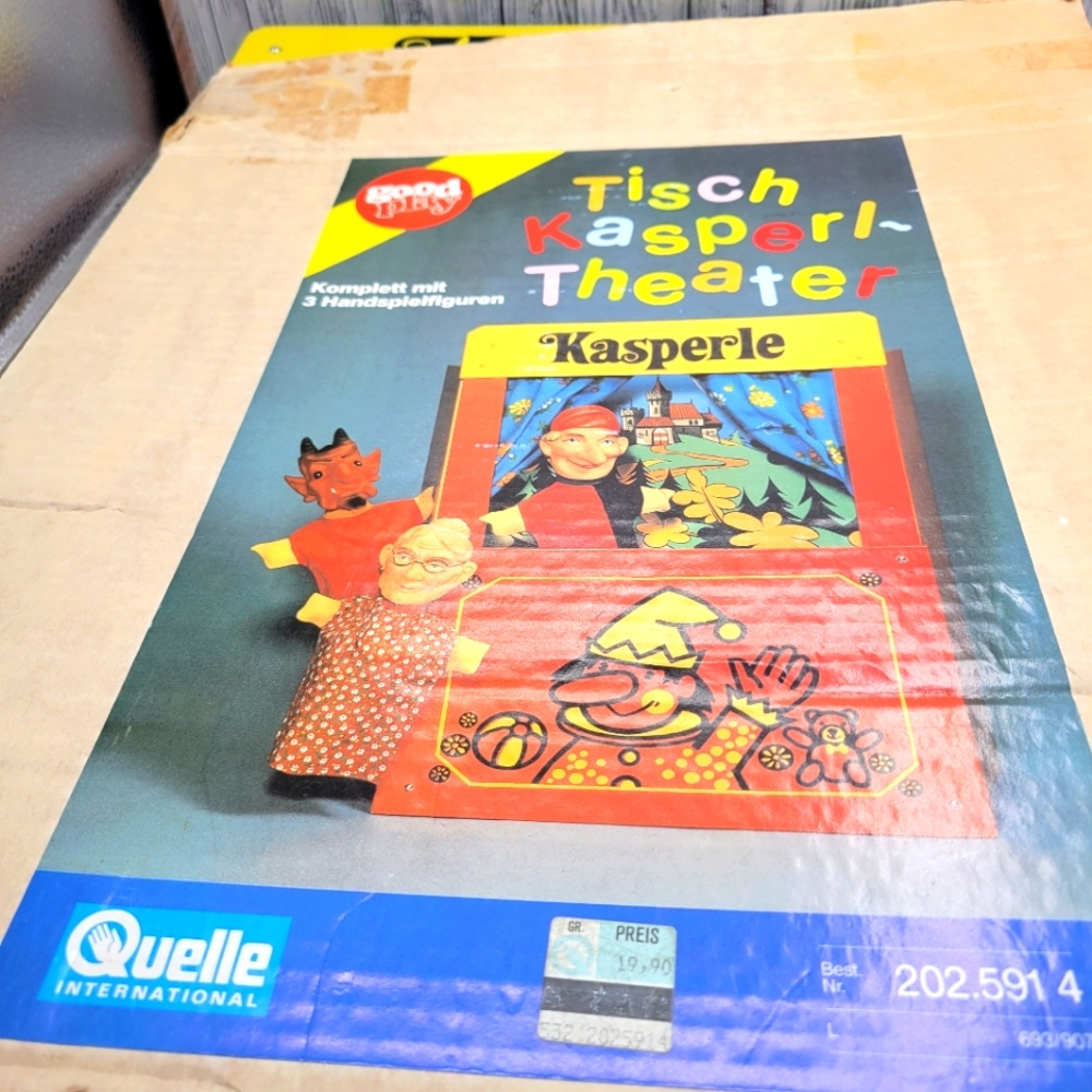 Vintage Kasperle puppet theater